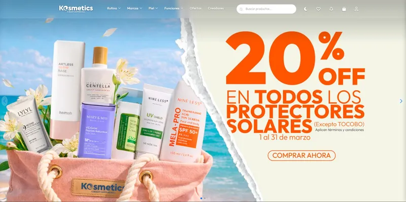 Web Kosmetics — Plataforma corporativa